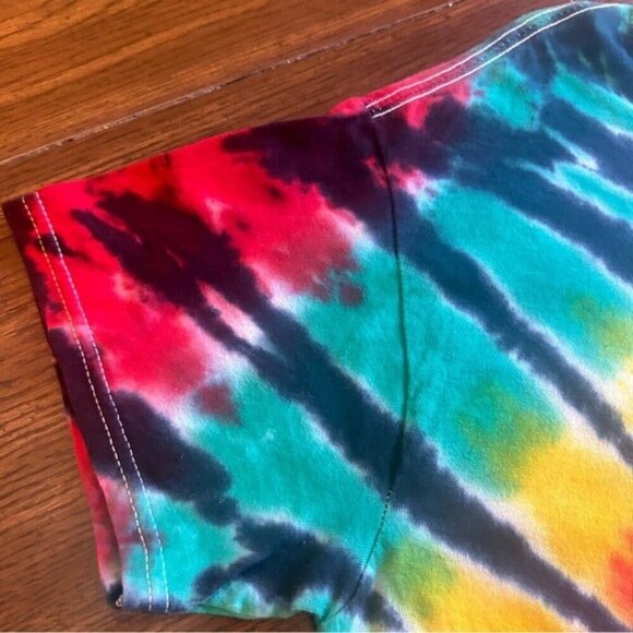 Iggie's Oasis, Bolongo Bay, St. Thomas USVI, tie dye unisex crewneck tee Medium - Picture 13 of 15